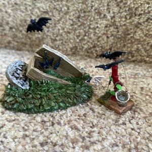 Halloween village accessories department 56 creepy creatures bats